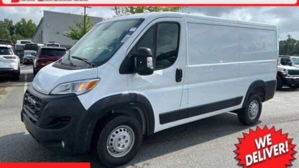 New 2024 Ram ProMaster Cargo Van Tradesman 1500 with Passenger Seat Low Roof 136"