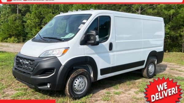 New 2024 Ram ProMaster Cargo Van Tradesman 1500 with Passenger Seat Low Roof 136"
